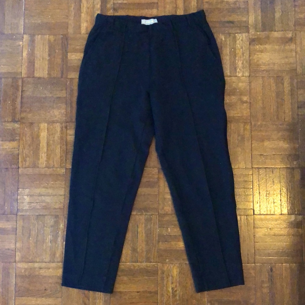 Everlane The Dream Pant Black Elastic Waist Medium